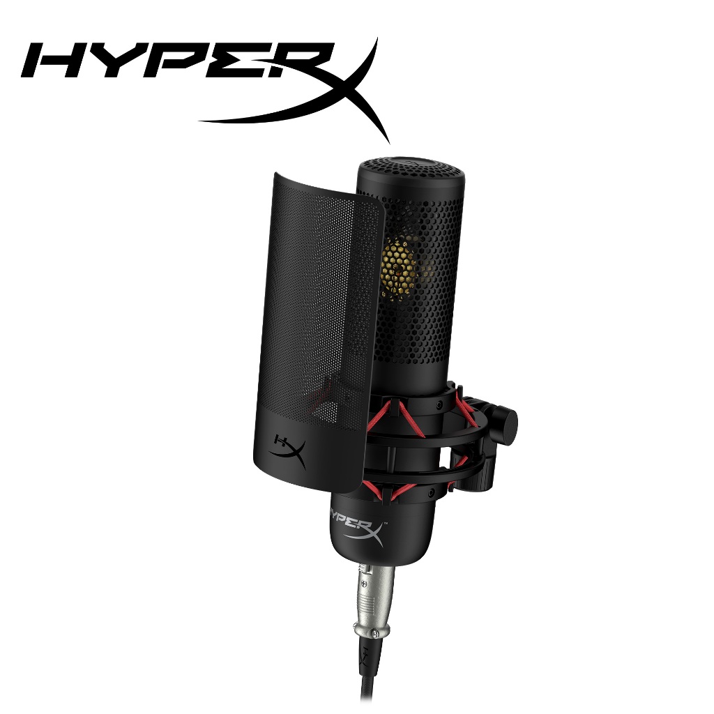 [嚴選電競] HP HyperX ProCast –大振膜專業電容麥克風 適用XLR 接頭