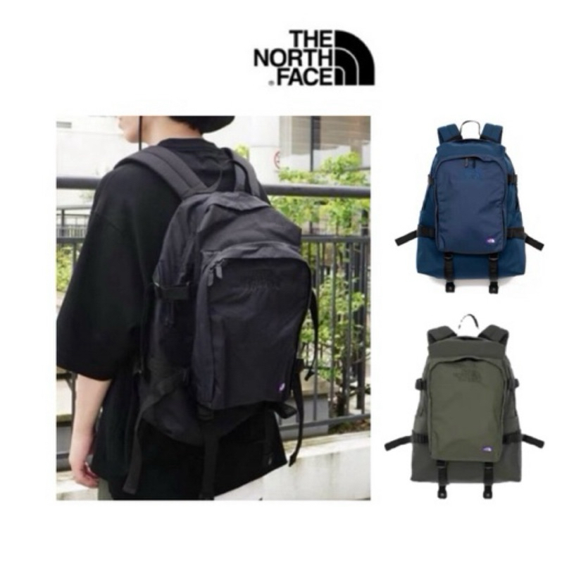 THE NORTH FACE紫標cordura Nylon Day Pack背包 後背包 北面 機能 防水 全黑 嗚嗚