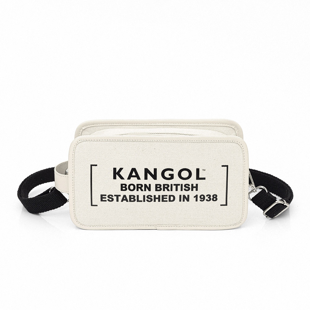 KANGOL 側背包 6225171001 米白 現貨