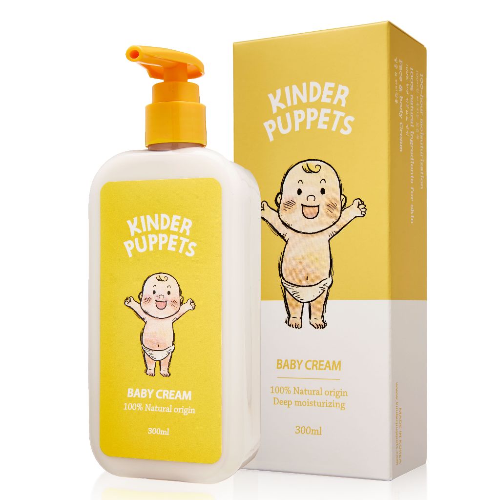 【KINDER PUPPETS 保濕修護乳霜】(異膚/敏弱/乾裂/新生兒/一般肌適用)
