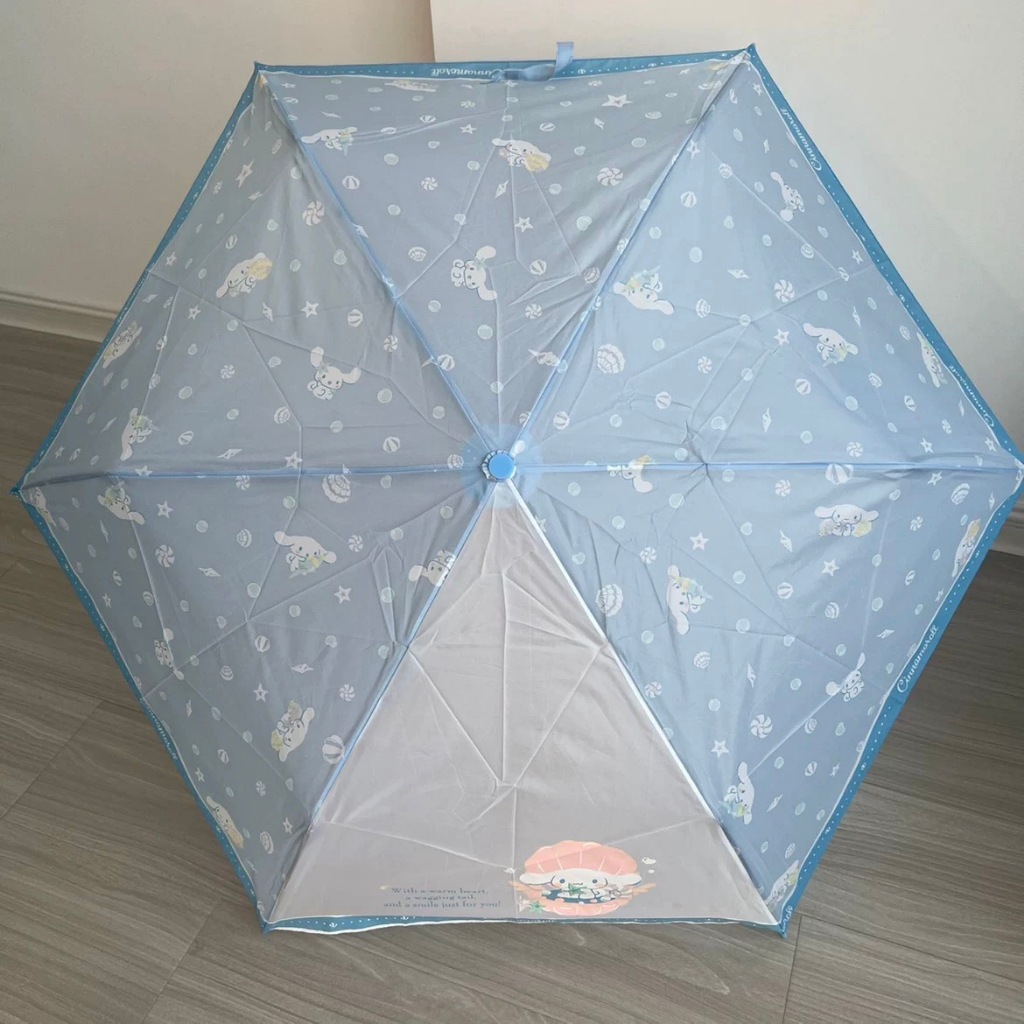 【現貨】🩵🤍三麗鷗 Sanrio 肉桂狗 大耳狗 庫洛米 美樂蒂 星之卡比 雨傘 三折傘 彎把 折疊傘 交換禮物