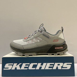 SKECHERS MAX PROTECT LEGACY 女生 灰色 寬楦 防潑水 登山 慢跑鞋 180201WGYCC