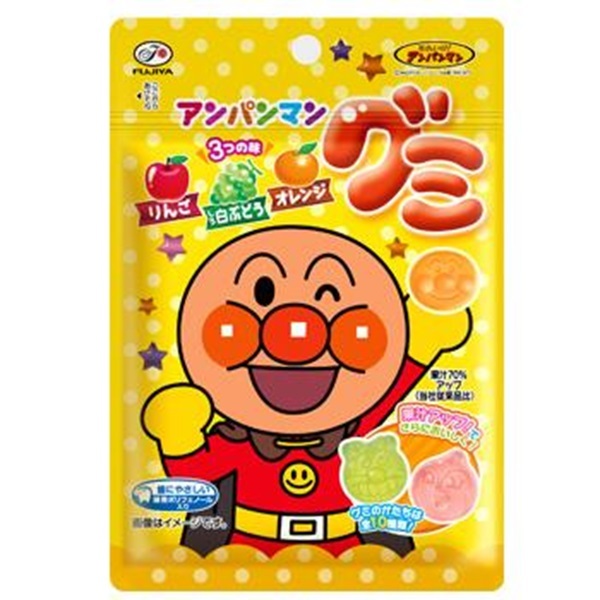 +爆買日本+ 不二家 麵包超人 水果QQ軟糖 水果軟糖 造型軟糖 日本糖果 零食 日本進口 FUJIYA