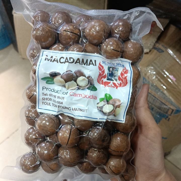 【預購至5/19】柬埔寨 熱銷 夏威夷豆 烘焙帶殼 200g 250g 500g 1000g 果乾 代購