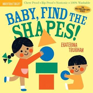 【Workman】Indestructibles Baby, Find the Shapes! 形狀認知 咬咬書 口水書