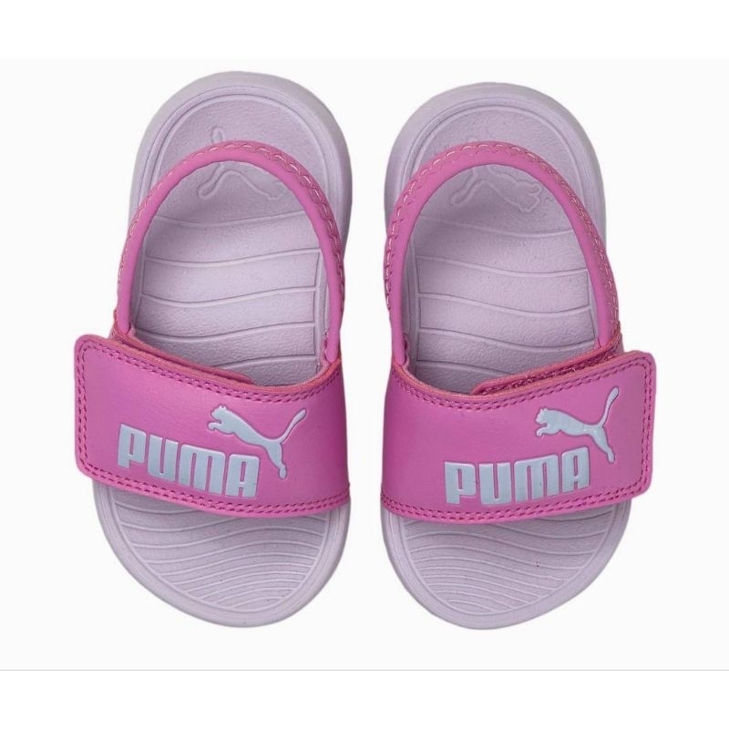 二手 PUMA 女童 粉色涼鞋 9C 15cm