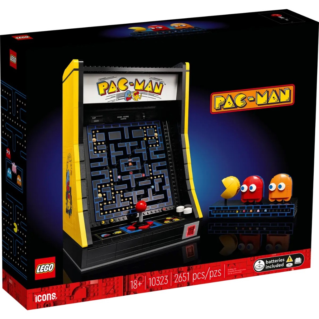 LEGO 10323 小精靈遊戲機 PAC-MAN 機台 Icons &lt;樂高林老師&gt;