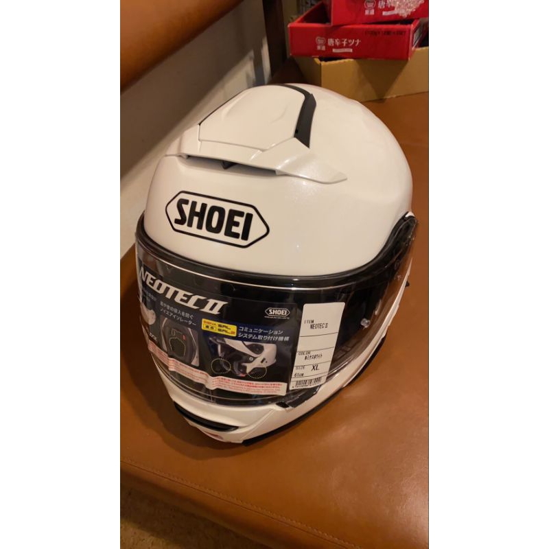 SHOEI NEOTEC2 LUMINOUS WHITE 可掀式 可樂帽 安全帽 內墨片 日本產地直送