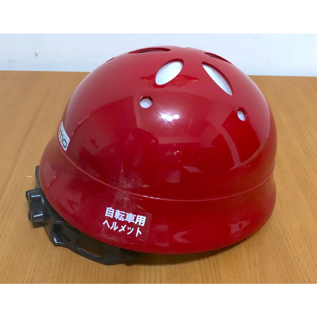 日本 iimo 紅色/咖啡色原廠 幼兒防撞安全帽 自行車帽  頭圍 47-52公分 1歲以上 MADE IN JAPAN