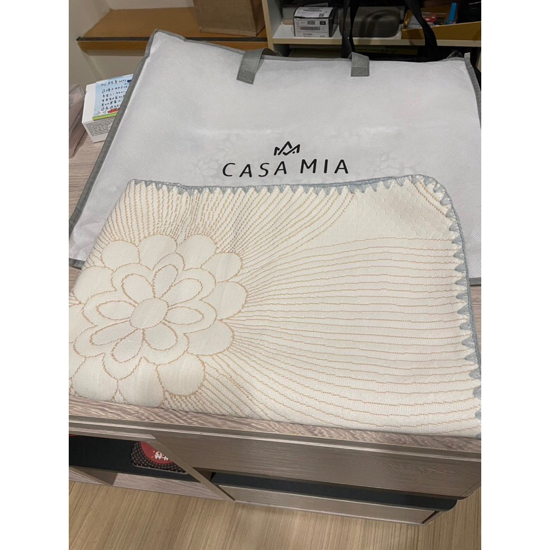 CASA MIA健康纖維蓋毯-親膚薄毛毯/含枕頭套*2/蓋毯/薄被/新生兒蓋毯/彌月禮盒/整組全新未使用含包裝