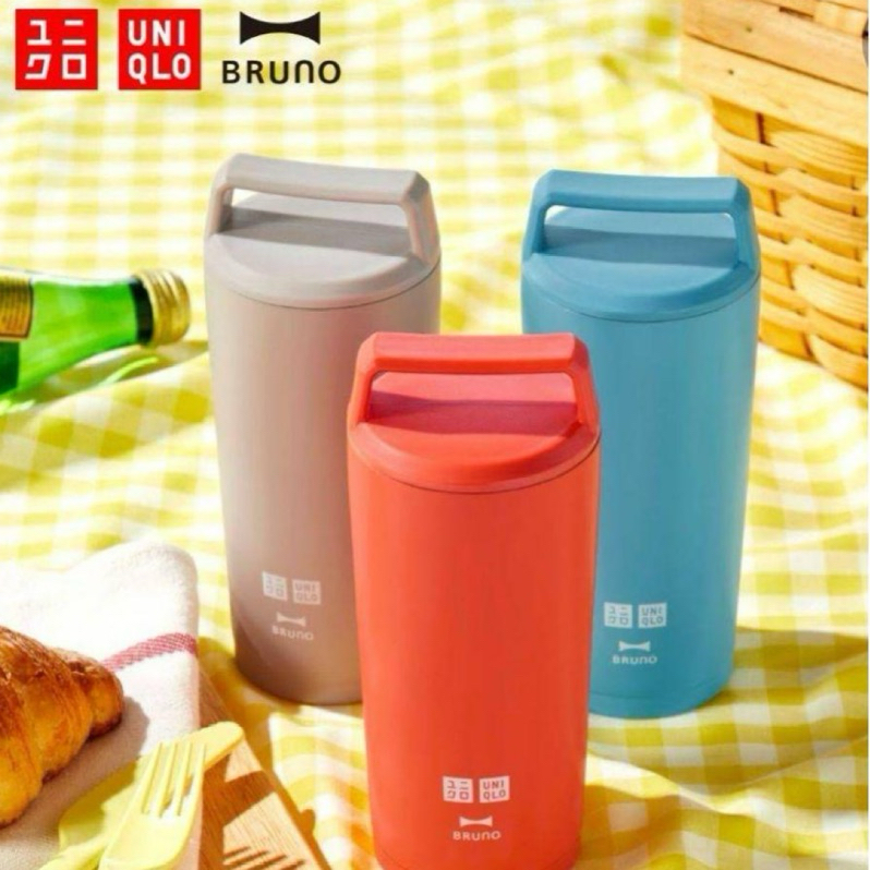 Uniqlo BRUNO 304不銹鋼保溫杯 保冷杯 360ml 水軍藍
