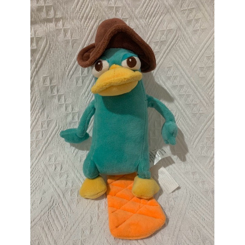 美國迪士尼商店 Disney Store 鴨嘴獸 泰瑞 Perry Agent P 玩偶 娃娃