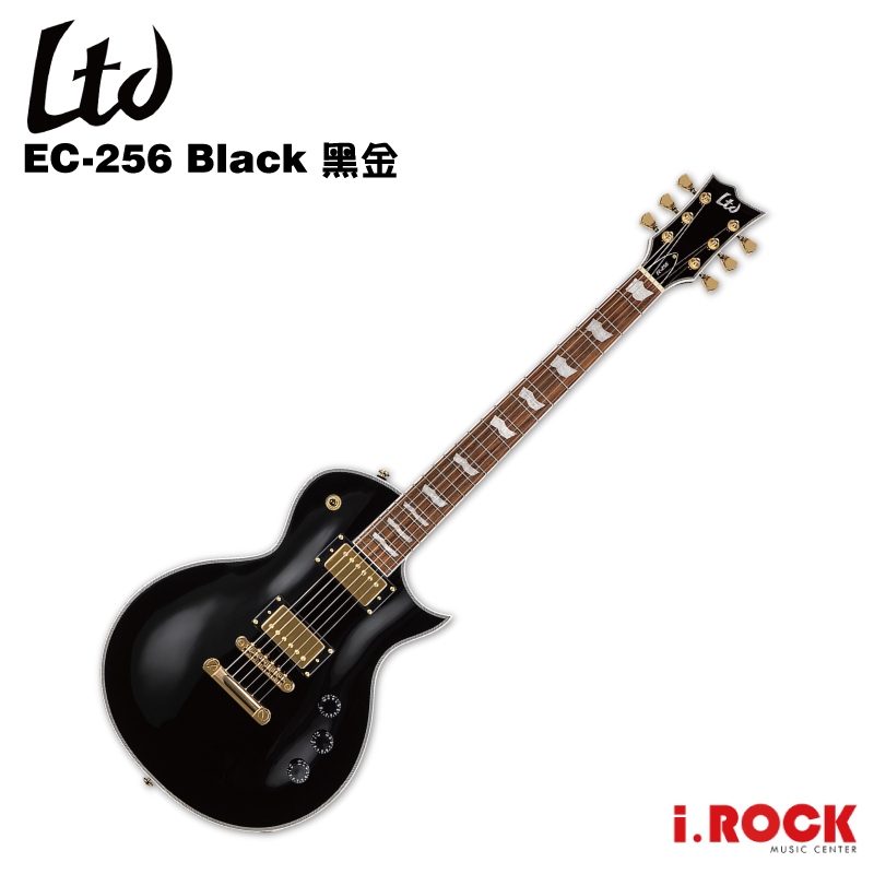 ESP LTD EC-256 Black 電吉他 黑色 金色零件【i.ROCK 愛樂客樂器】