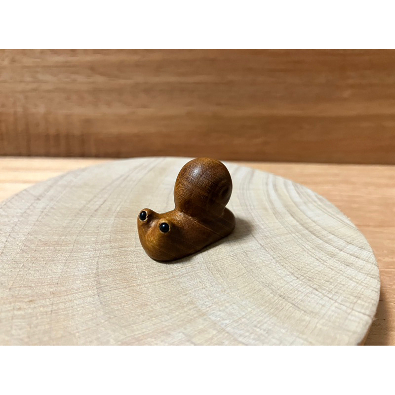木製擺飾  療癒小物（肖楠木蝸牛-1）