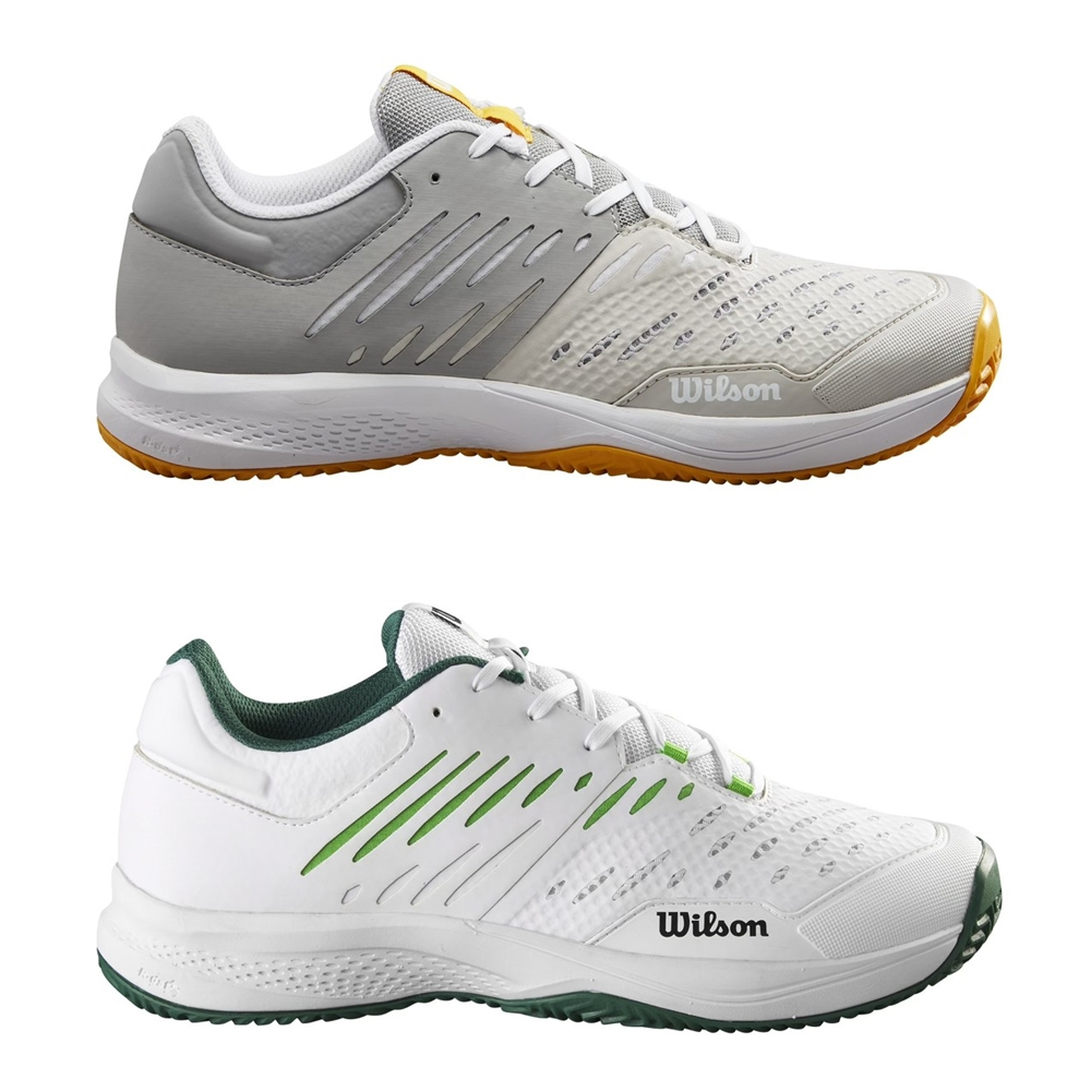 【威盛國際】「免運費」WILSON Kaos Comp 3.0 男款 月岩灰/白綠 網球鞋 超值款 電子發票