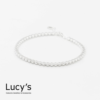 Lucy's 925純銀 細圓排鑽 手鍊 (105734)