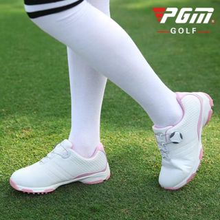 PGM 高爾夫球鞋 女士防水鞋子 旋轉鞋帶 高階運動鞋 新專利