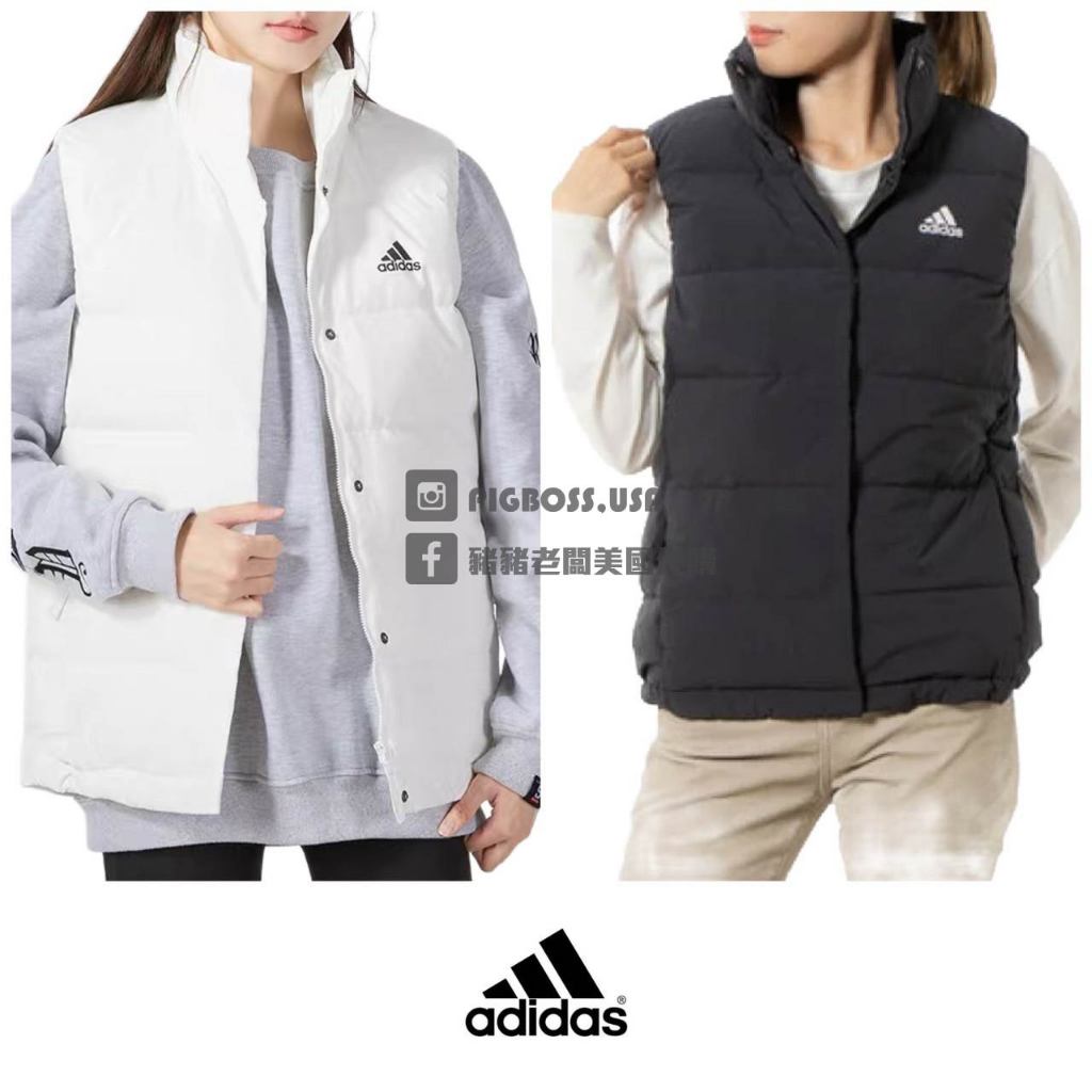 【豬豬老闆】ADIDAS W HELIONIC VEST 保暖 防潑水 羽絨背心外套 女款 黑HG6280白HG6278