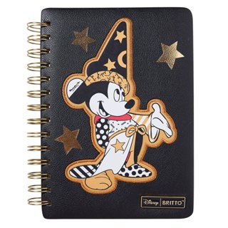 美國Enesco塑像 Disney 迪士尼 Romero Britto系列 線圈筆記本 魔法師米奇