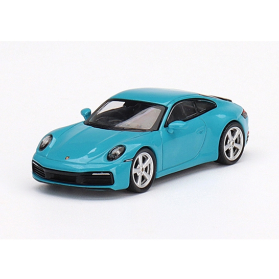 [玩三工作室]送膠盒 MINI GT #435 保時捷 Porsche 911 Carrera S 992 邁阿密藍