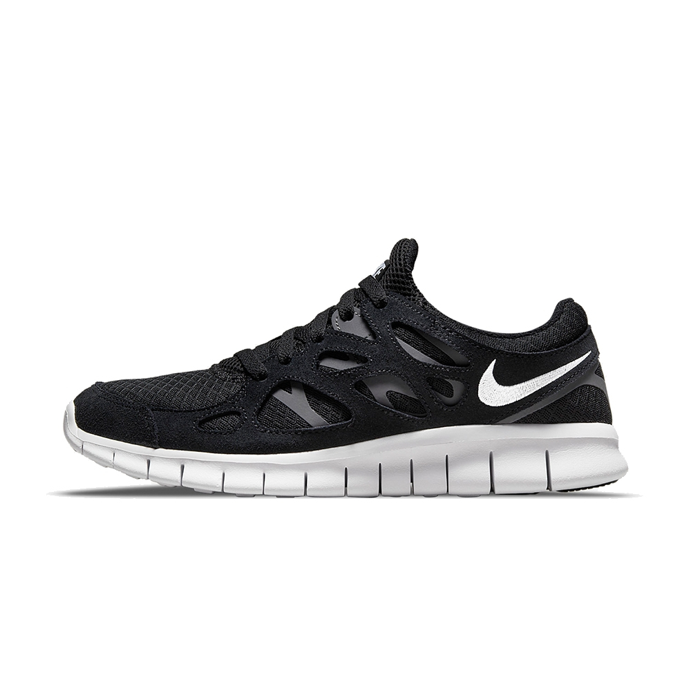 NIKE FREE RUN 2 男 運動 休閒鞋 黑-537732004