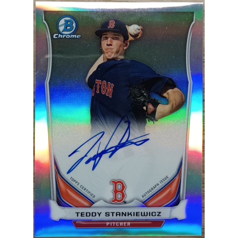 topps 2014 Teddy Stankiewicz 限量149/500簽名卡 (中信兄弟 泰迪)