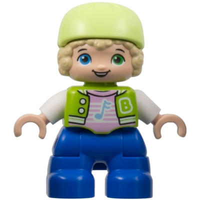 【台中翔智積木】LEGO 樂高 DUPLO 得寶系列 人偶補充 10991 滑板帽 小男孩
