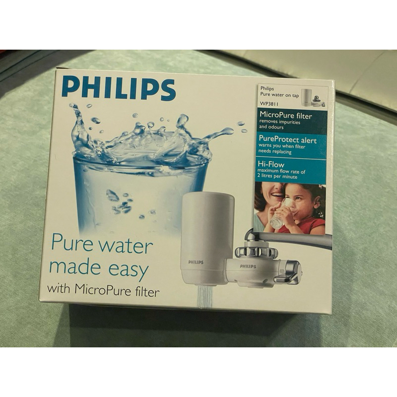 PHILIPS飛利浦  4重複合濾芯 龍頭型淨水器 (日本製) WP3811