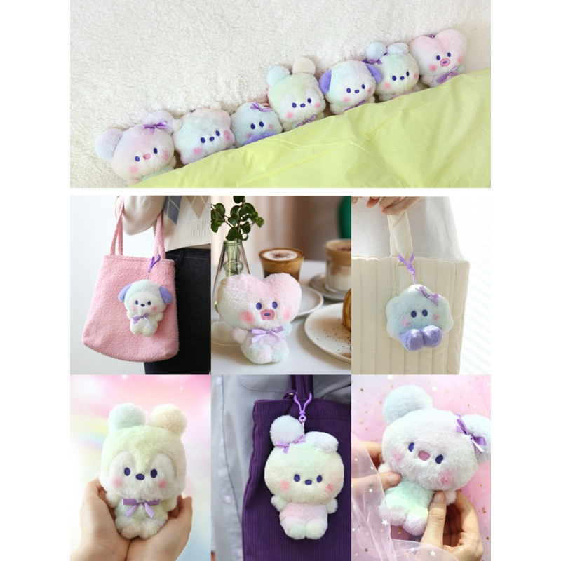 ［9091］補貨正品 韓國BT21彩虹吊飾 BT21吊飾娃娃 tata cooky koya mang RJ 韓國代購