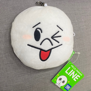 🇯🇵LINE FRIENDS 饅頭人 伸縮繩 票卡夾 零錢包