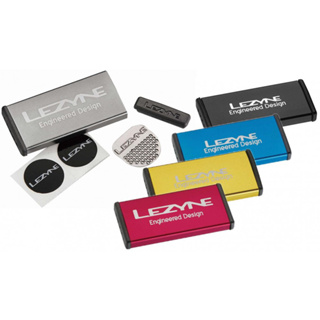 工具【鐵馬假期】LEZYNE METAL KIT 彩色 鋁盒 補胎片 補胎 單車