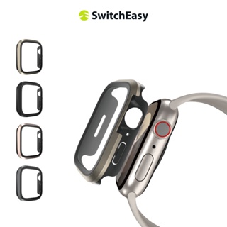 SwitchEasy 魚骨牌 Apple Watch 9/8/7/Ultra 玻璃鋁合金保護殼Modern Hybrid