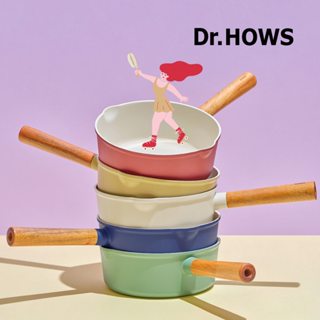 【韓國Dr.HOWS】O!MIZA 系列｜20公分單柄鍋煎煮鍋｜22公分方型玉子燒鍋｜輕量陶瓷塗層