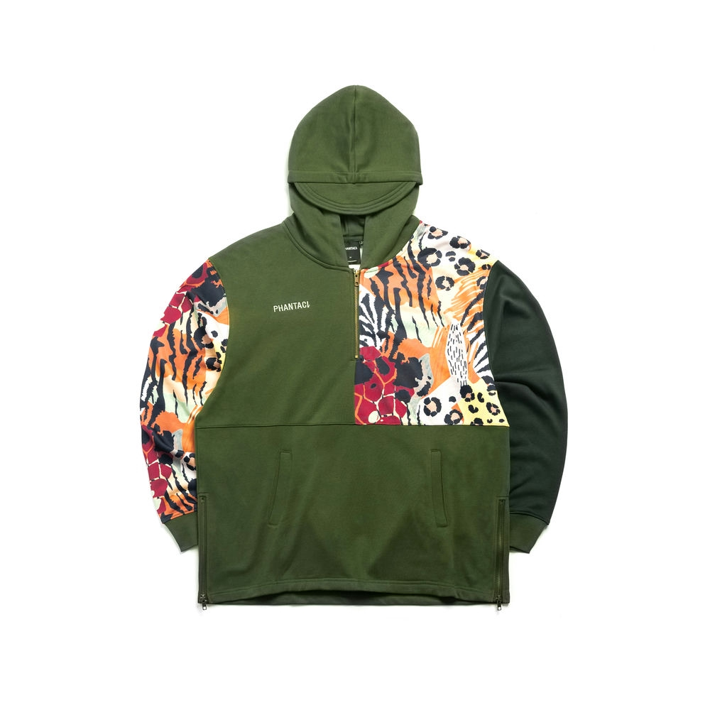 PHANTACI SAFARI ANORAK 獵裝半襟式拉鍊帽T