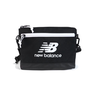 New Balance NB Bags 男女款 黑色 拉鍊 包包 斜背包 側背包 LAB23002BWP