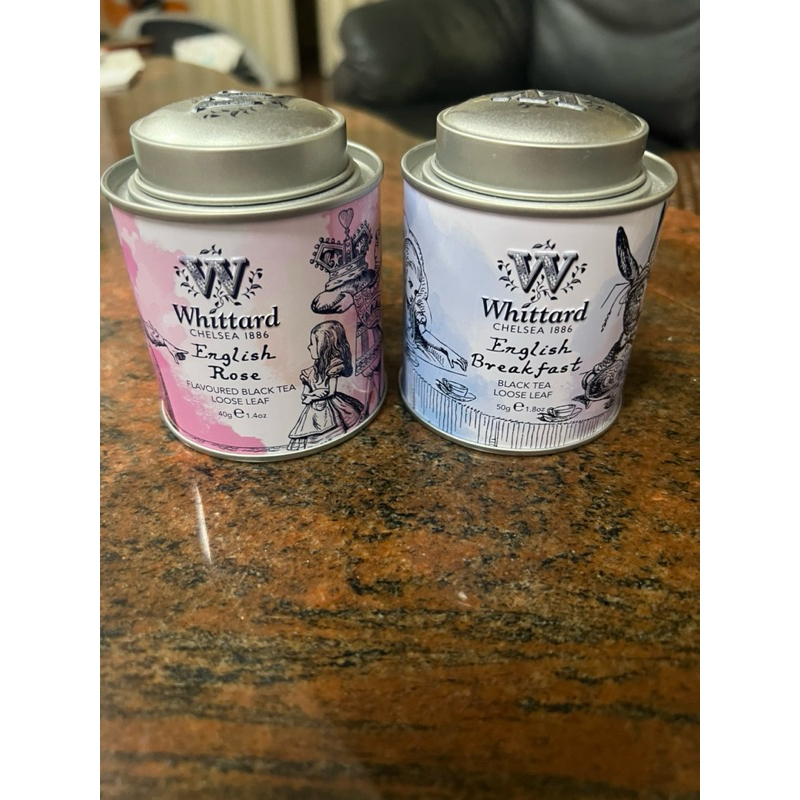 台灣現貨-英國Whittard 限量版愛麗絲茶罐