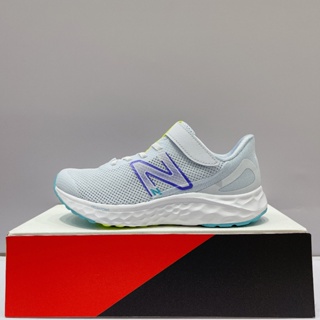 New Balance Fresh Foam 中童 冰藍 寬楦 魔鬼氈 運動 慢跑 休閒鞋 PAARIIE4