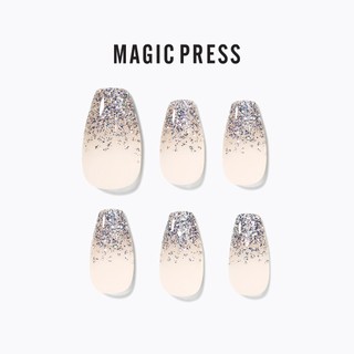 【DASHING DIVA】MAGICPRESS薄型美甲片30入 自信光彩(梯形) 免照燈 免膠水