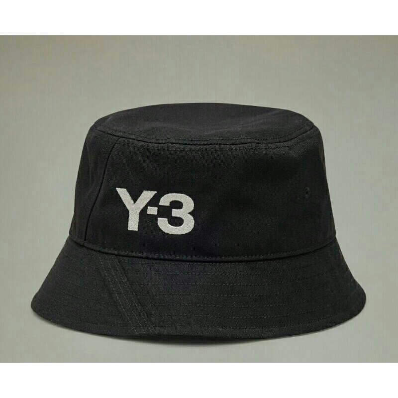 Y-3 BUCKET HAT Y3 刺繡 漁夫帽 帽子 遮陽帽 黑色 IQ3394