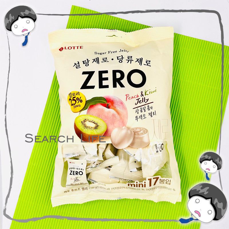 ［So😋］韓國LOTTE 樂天 Zero零糖低卡水果軟糖238g