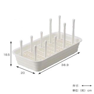 asdfkitty☆日本製 INOMATA白色可調式瀝水架/滴水架/杯架/碗盤收納架
