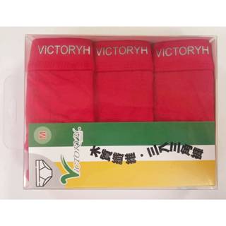 VICTORYH男三角褲 紅 (3入) 2551 (M-XL)