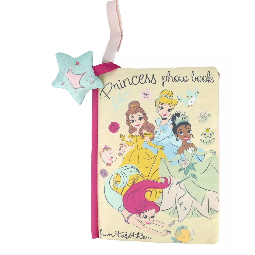 預購❤️正版❤️美國迪士尼 公主 princess 長髮公主小美人魚貝兒公主嬰兒 安撫娃娃 推車玩具 嬰兒床玩具布書