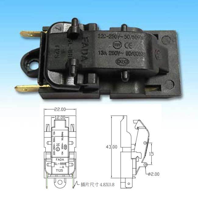 【祥昌電子】5269B 電熱水壺 溫控開關 13A 250V 快煮壺 熱水壺開關