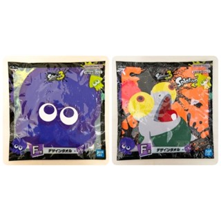 日本商品 現貨 斯普拉遁3 毛巾 章魚 花枝 小鮭魚 一番賞 F賞 手帕 任天堂 Splatoon3 漆彈大作戰3