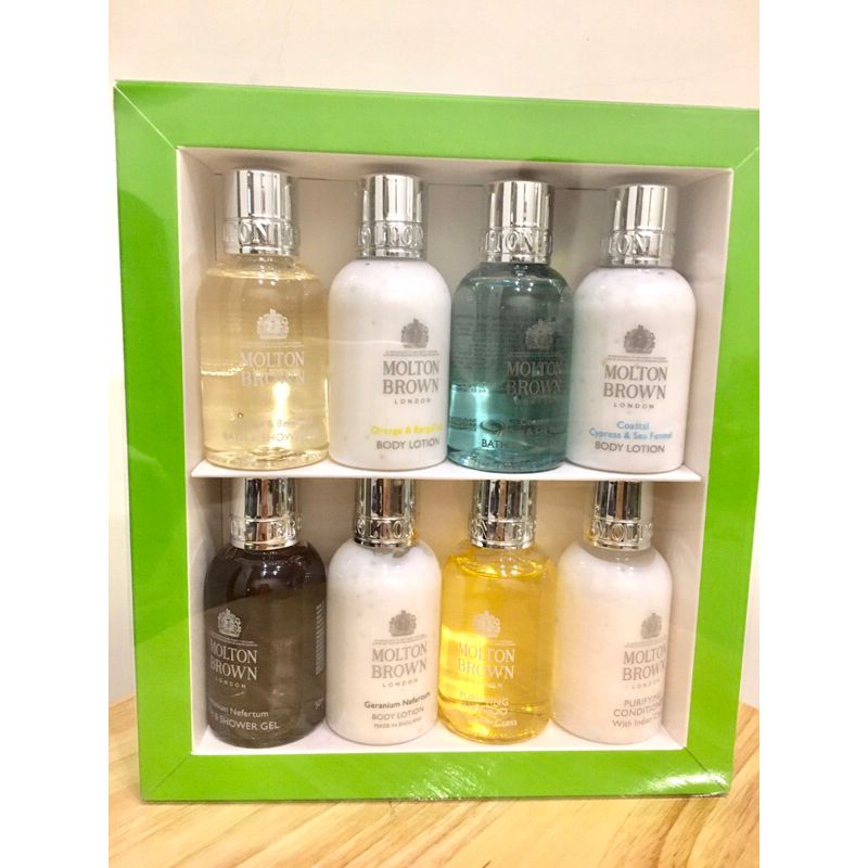 *人人美*MOLTON BROWN 沐浴+身體乳組合 禮盒50ml *8