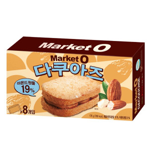 ~韓國直送~ORION 好麗友 Market O 達克瓦茲杏仁夾心餅乾 -1盒(8入)
