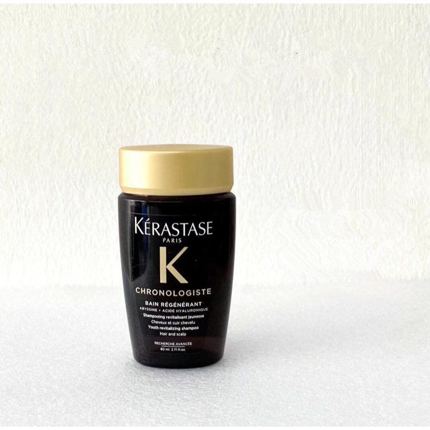 Kerastase 巴黎卡詩 黑鑽極萃逆時髮浴 80ml 卡詩 黑鑽 洗髮精 髮浴 小罐 魚子醬 洗髮乳 玫瑰 清潔