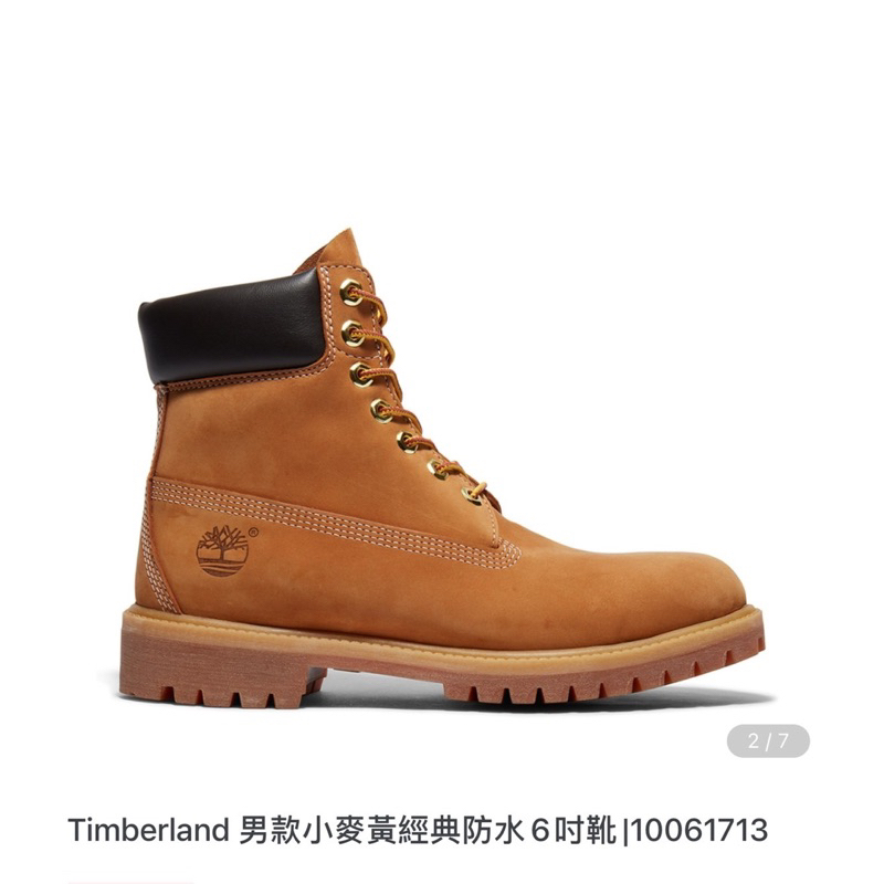 Timberland 男款小麥黃經典防水6寸靴#10061713
