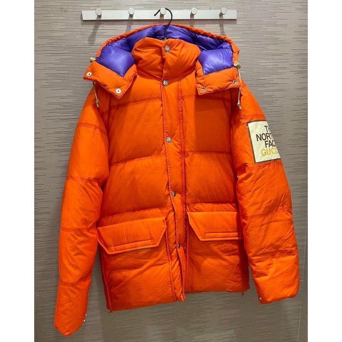 GUCCI 聯名 The North Face 羽絨 連帽可拆 外套